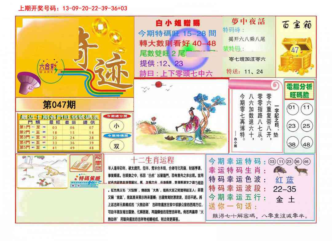 047期九龍奇迹A(推荐)[图]