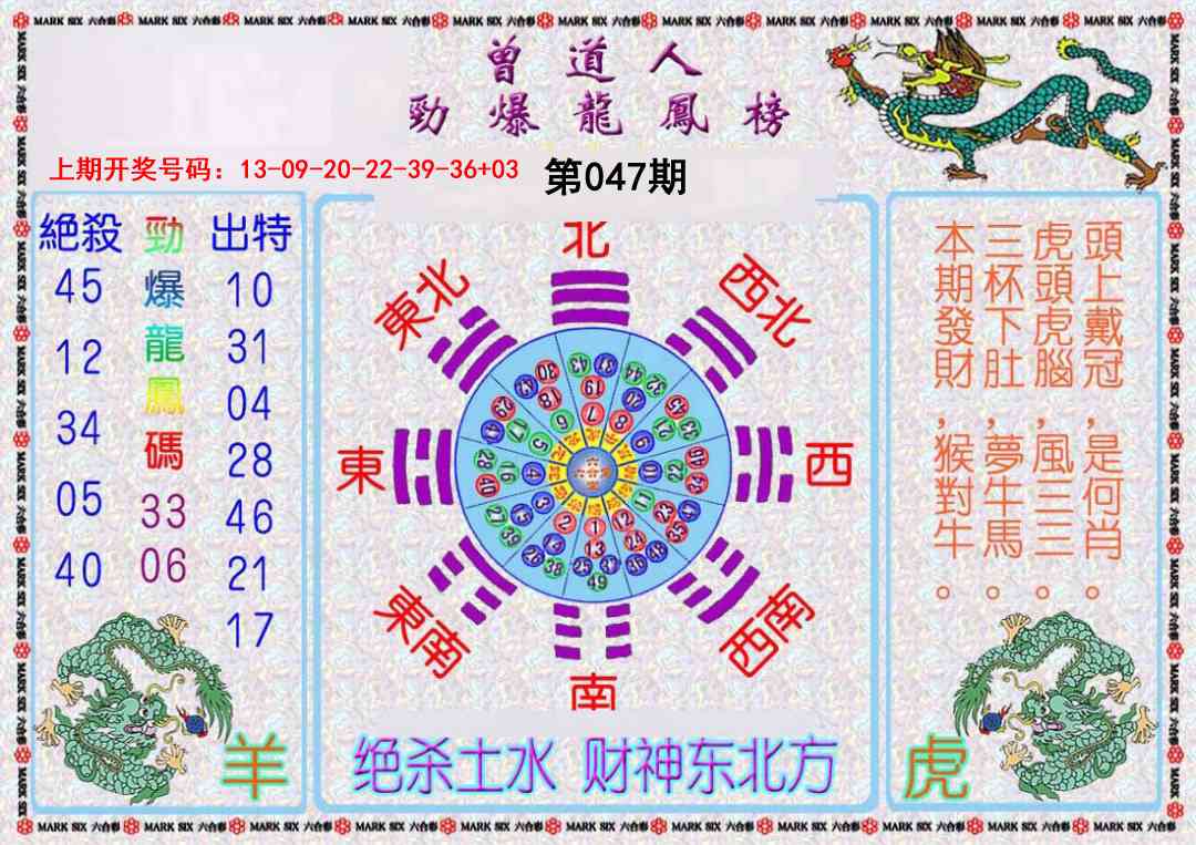 047期曾道人劲爆龙凤榜[图]