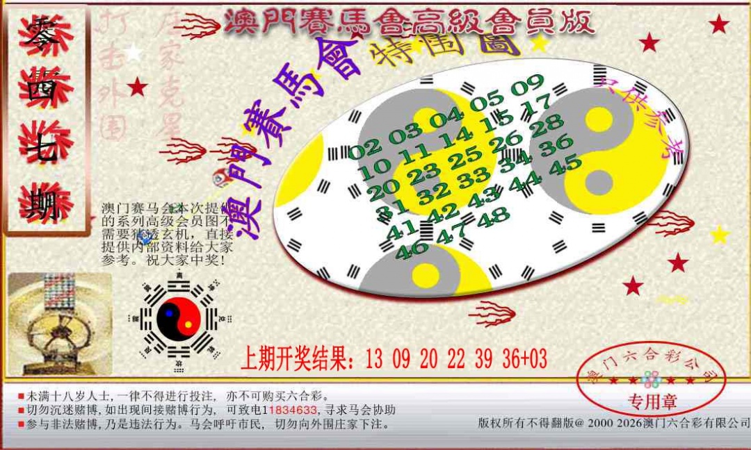 047期赛马会高级特围图[图]