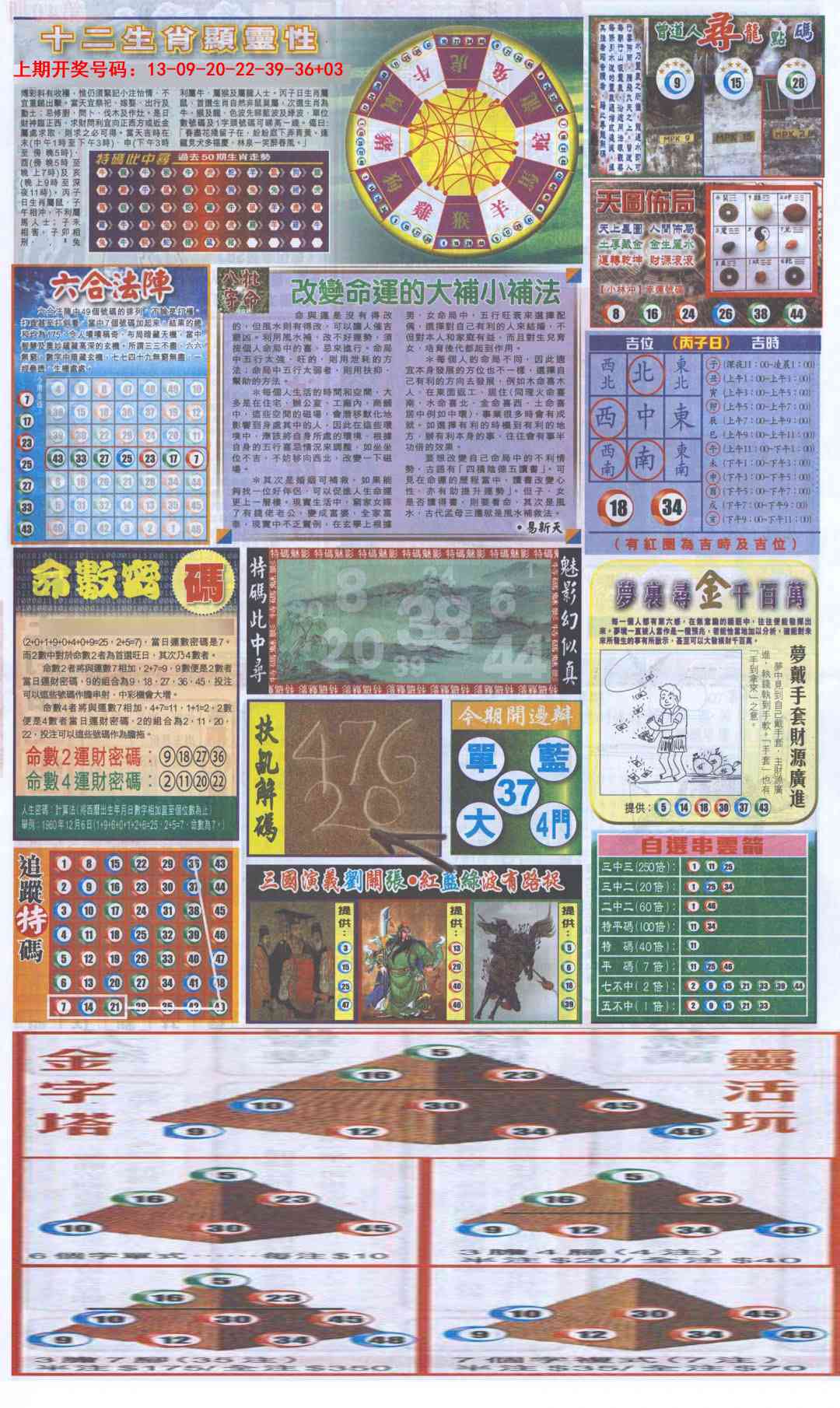 047期新报跑狗-2(背面)[图]