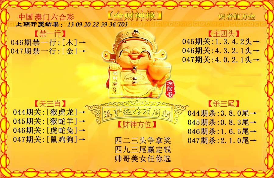 047期金财神[图]