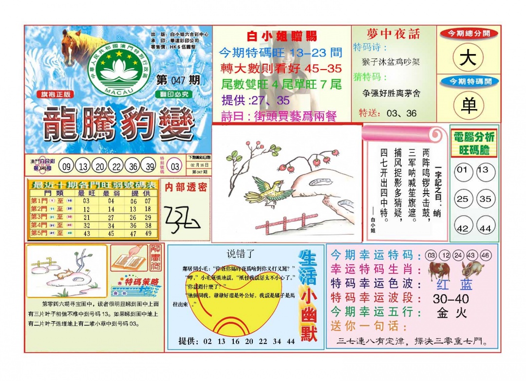 047期龙腾豹变[图]