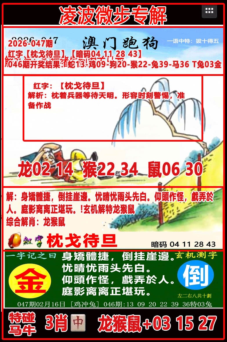 047期凌波微步[图]