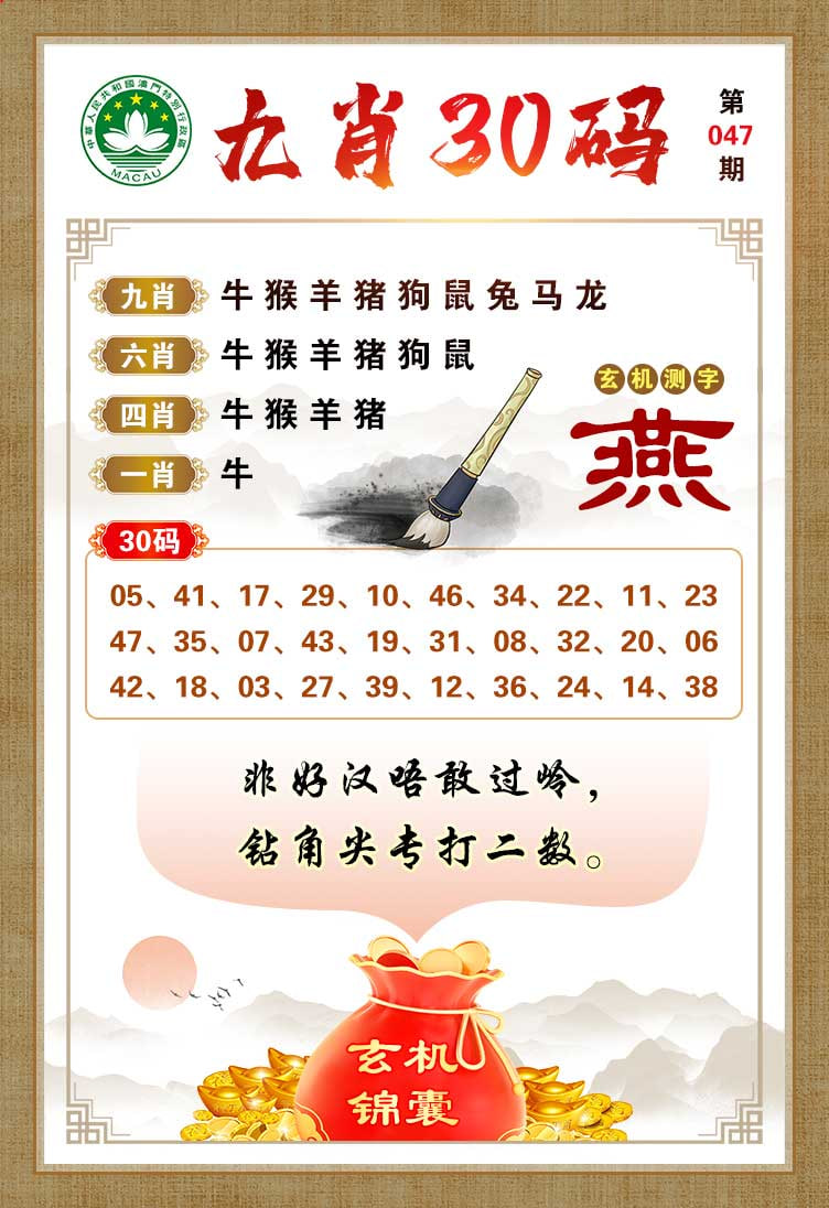 047期九肖30码[图]