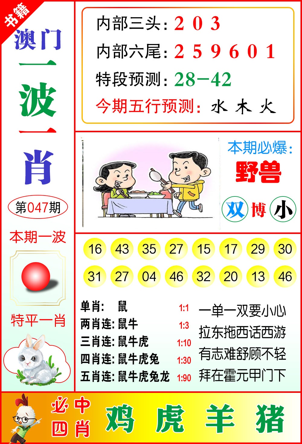 047期澳门一波一肖[图]